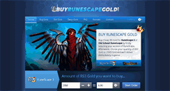 Desktop Screenshot of buyrunescapegold.com